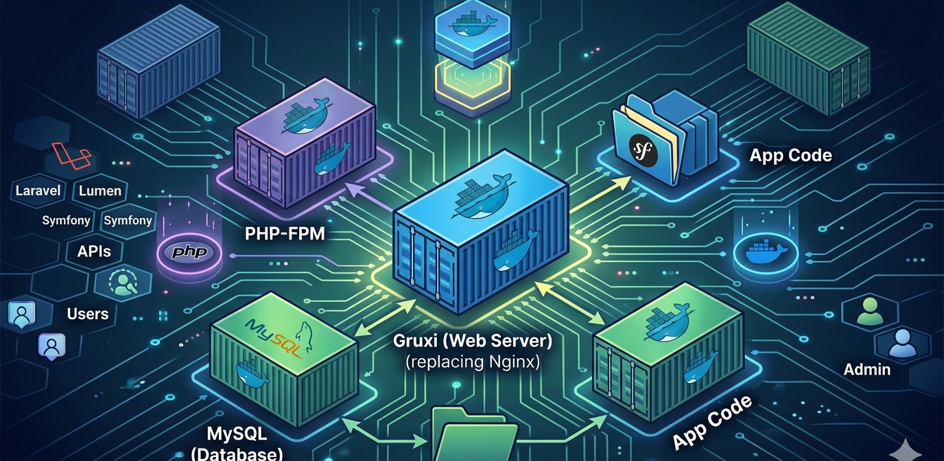 Docker Compose PHP Gruxi Setup