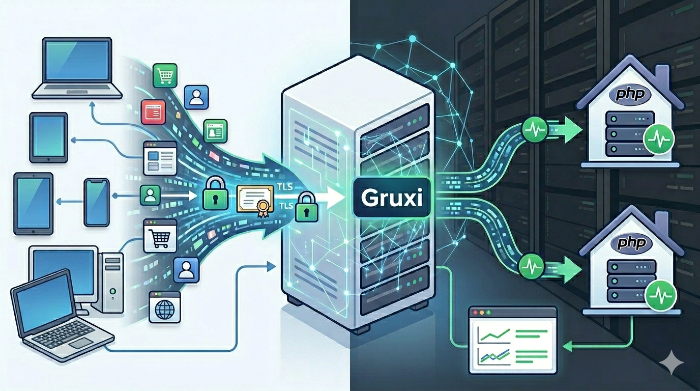 Load Balancing PHP Services with Gruxi